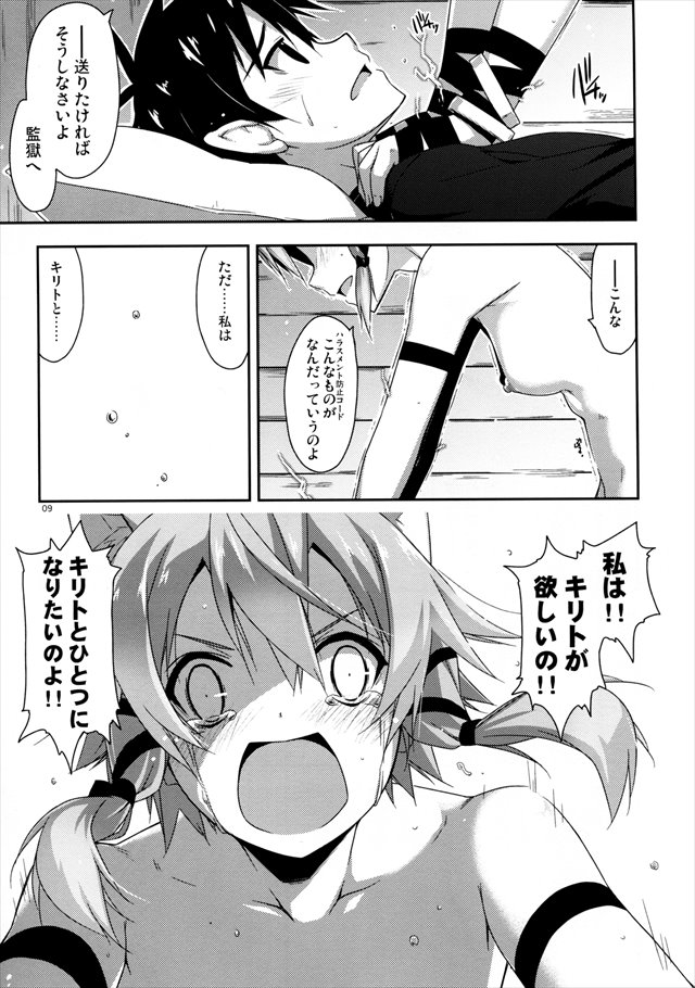 SAOのエロ漫画9枚目