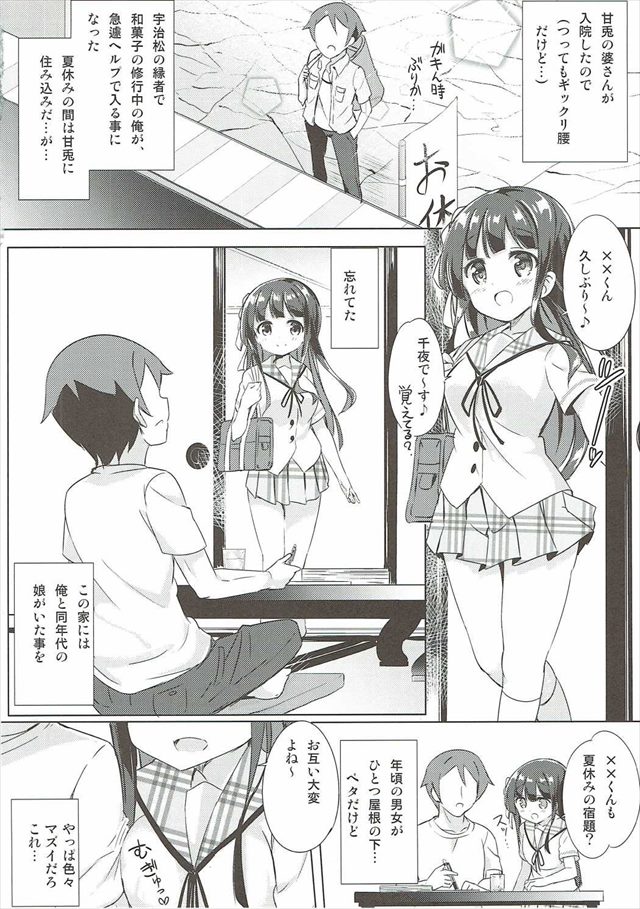 ごちうさのエロ漫画3枚目