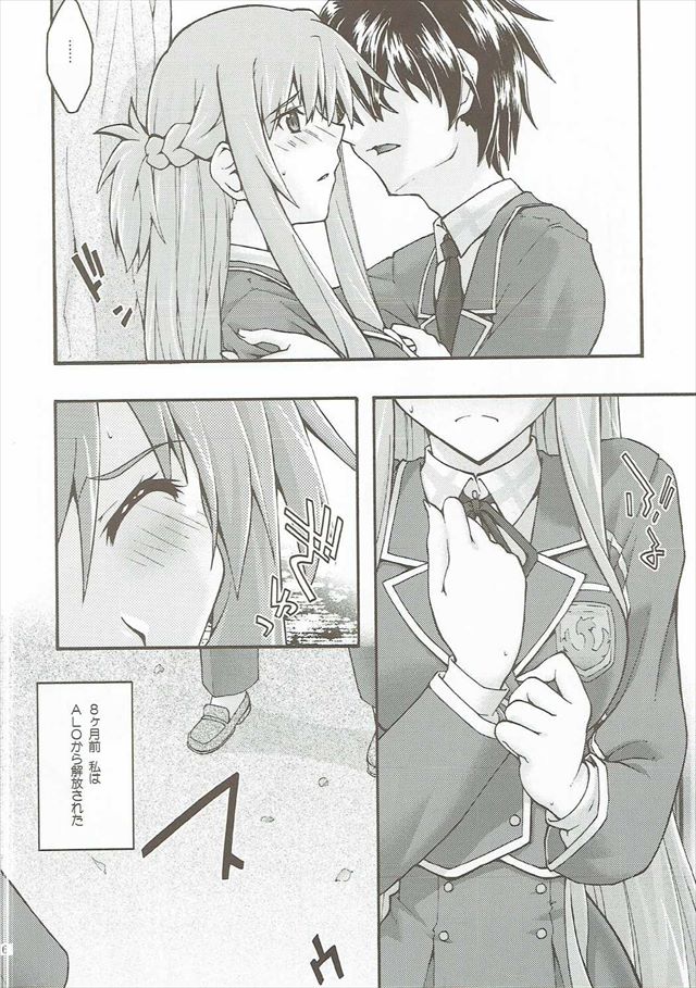 SAOのエロ漫画5枚目