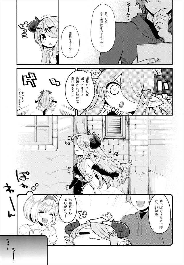 グラブルのエロ漫画4枚目