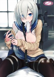 【艦これ エロ漫画】ケツの穴から修復材(という名の媚薬)をぶち込むと…母乳がピュッピュッと出るようになります！ 今日は浜風と少々アブノーマルなプレイを♪