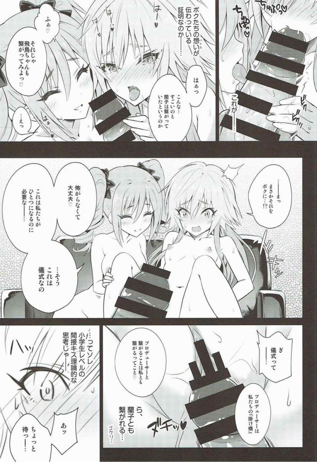 エロマンガ アイドルマスター 蘭子とユニットでうまくシンクロしたい二宮飛鳥がpと蘭子のセックスに強制的に参加させられて共鳴の福音を奏でる いたどう エロマンガ同人誌