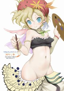 【エロマンガ ＦＦ】面白い！序盤は完全にギャグです！リルムの画力向上の為にロックたちが熱血指導！…これリルムの内臓だいじょうぶ？ｗ