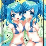 【SOUND VOLTEX エロ漫画】ニア&ノアがビキニ！通常時のコスチュームもカワイイのですが水着は即座に前屈みですわ！ｗ