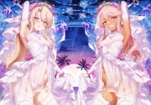 【FGO】イリヤとクロの美麗カラーイラスト本！モザイクが限りなく薄いイラストなのでイリヤとクロのロリマンがほぼ丸見えです！フィニッシュ時に使うといいかも！