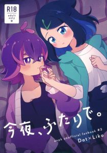 【ポケモン】ドット×リコ百合同人誌♪ドットがタチ的ポジションでリコがネコ的ポジションですww女の子同士だけどドットが脱がないし、見た目も若干男っぽいから普通のいちゃいちゃを見てるみたいww