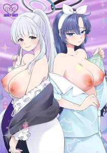 【ブルアカ】寝ていたけど先生に身体を触られて起きちゃったユウカとノアがぐちゅぐちゅおま〇こでち〇ぽを誘惑♪ノアの積極的な行動に対抗心を燃やしてユウカもおま〇こくぱぁ♡