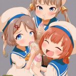 【艦これ】やっぱりロリ美少女がちょっと過激な調教を通して成長していく作品は素晴らしい！wwめちゃくちゃ嫌がってたふーふちゃんもみとちゃんとよつちゃんと同じように提督ザーメンでぽっこりお腹にww