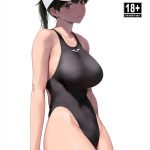 【艦これ】オールカラー同人誌♪絵が上手だからめちゃくちゃエロいです！ww競泳水着姿の赤城＆加賀がビーチで提督とローションプレイ♡ベロチューしながらのフェラって夢あるなぁww